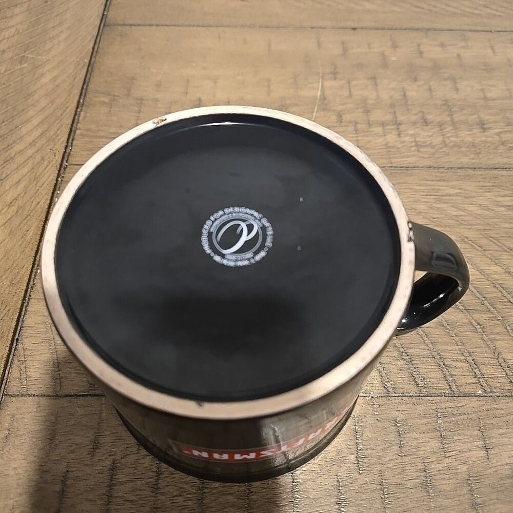 Craftsman Black Ceramic Coffee Mug w/Red Craftsman Logo by Designpac Gifts 16 oz - Picture 4 of 4